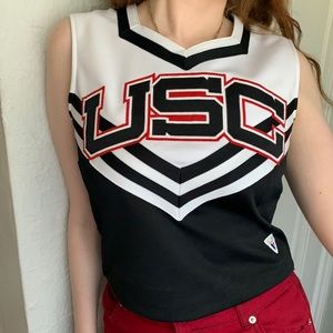 Vintage varsity cheerleading top